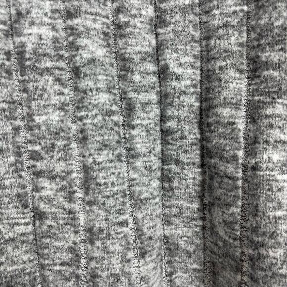 Zara Knit Crop Top Short Sleeves Gray Size Large - Picture 4 of 6